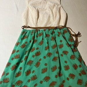 City Triangles Ivory Lace Dress